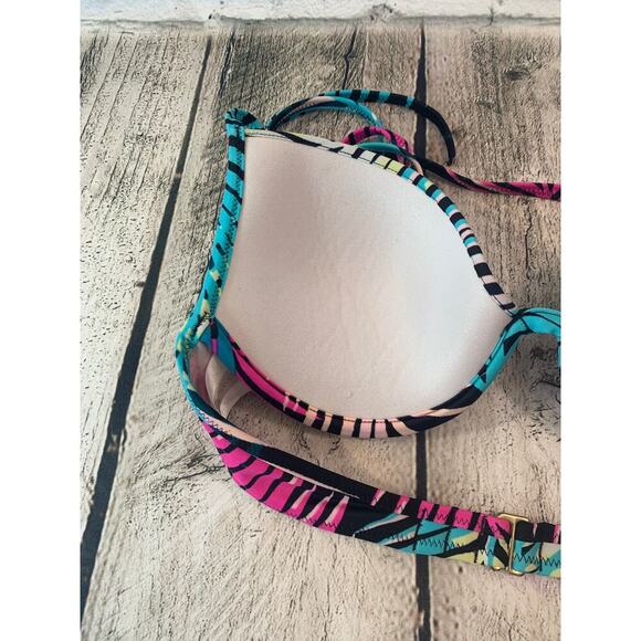 SHADE & SHORE Women’s Tropical Bikini Top / Size: 34B - Picture 6 of 8